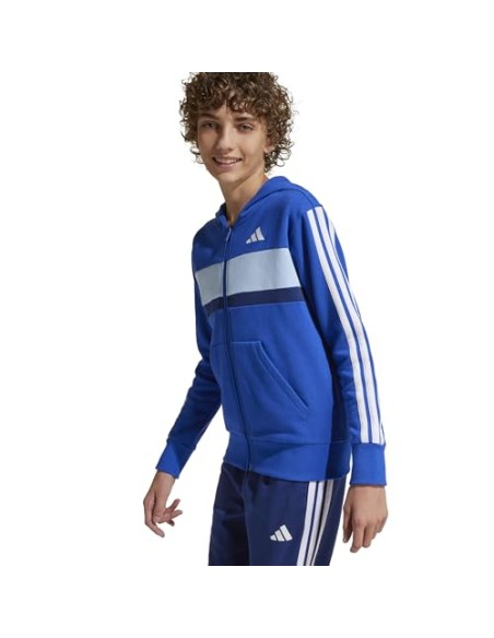 Chandal Adidas-J 3S TIB FL TS-JI6209 AZUL-UNISEX JUNIOR