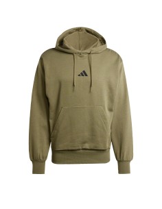 Sudadera Adidas-M FEELCOZY HD-JE3799 VERDE OSCURO-HOMBRE