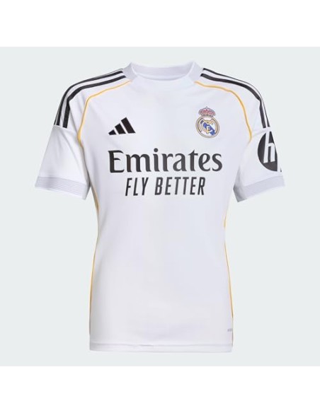 Camiseta de equipos ADIDAS REAL H JSY Y-JN8887-BLANCO-UNISEX JUNIOR