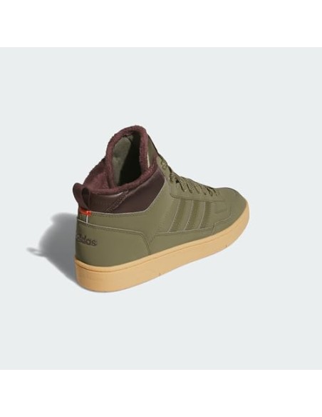 Calzado Basket UNISEX ADIDAS RAPID COURT MID WINTERIZED JR0184 VERDE OSCURO