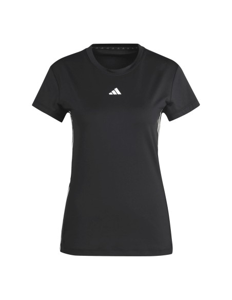 Camiseta manga corta Adidas-HYGLM T-IM8779 NEGRO-MUJER