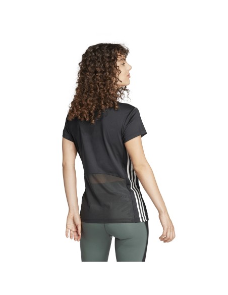 Camiseta manga corta Adidas-HYGLM T-IM8779 NEGRO-MUJER