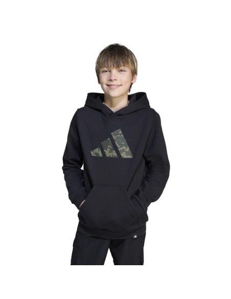 Sudadera ADIDAS J CAMO HD-JV5128-NEGRO-UNISEX JUNIOR