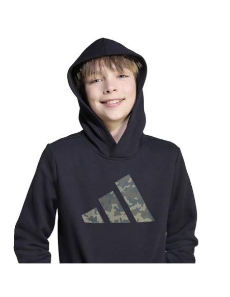 Sudadera ADIDAS J CAMO HD-JV5128-NEGRO-UNISEX JUNIOR