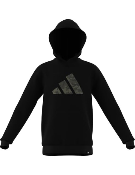 Sudadera ADIDAS J CAMO HD-JV5128-NEGRO-UNISEX JUNIOR