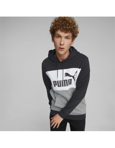 PUMA-ESS+ Colorblock Hoodie FL-01