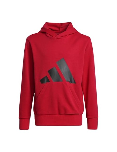 Sudadera Adidas-J BL FT HD 280-JE1389  ROJO -UNISEX JUNIOR