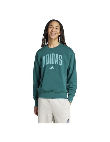 Sudadera ADIDAS M COLLEGIATE SW-JM1733-VERDE-HOMBRE