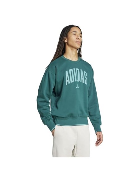 Sudadera ADIDAS M COLLEGIATE SW-JM1733-VERDE-HOMBRE