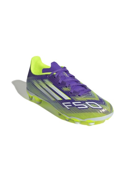 Bota de Futbol ADIDAS F50 LEAGUE MG J-JH7752-GRIS CLARO de UNISEX JUNIOR