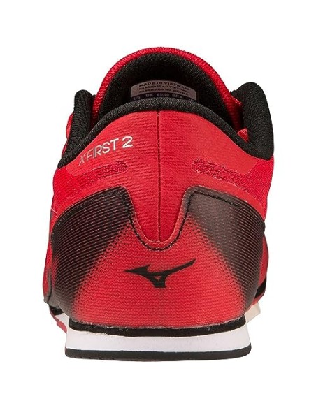 ZAPATILLA DE CLAVOS MIZUNO X FIRST 2-U1GA2332-03-ROJO-NEGRO-UNISEX