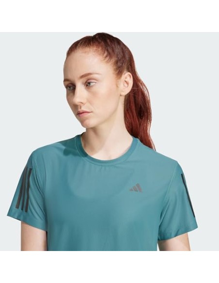 Camiseta manga corta ADIDAS OTR B TEE-JW9671-AZUL-MUJER