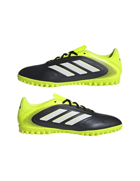 ADIDAS  BOTA FUTBOL COPA PURE III CLUB TF NEGRO/VERDE FLUOR