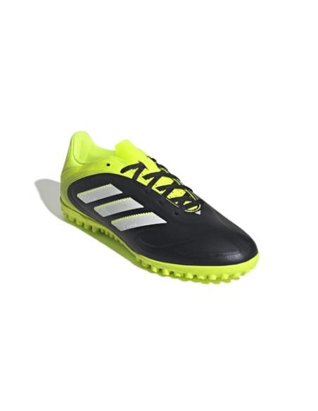 ADIDAS  BOTA FUTBOL COPA PURE III CLUB TF NEGRO/VERDE FLUOR