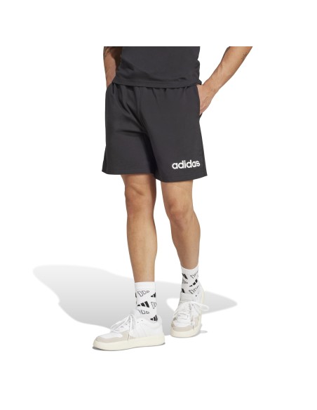 Pantalón corto Adidas-M LIN SJ SHO-JE9012 NEGRO-HOMBRE