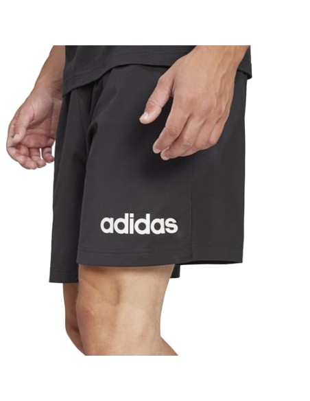 Pantalón corto Adidas-M LIN SJ SHO-JE9012 NEGRO-HOMBRE