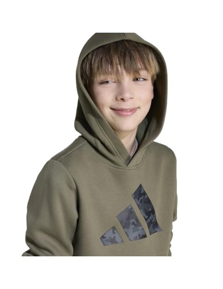 Sudadera ADIDAS J CAMO HD-JV5127-VERDE-UNISEX JUNIOR