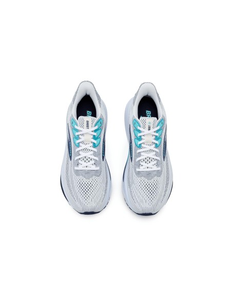 BROOKS GHOST 17 HOMBRE WHITE BLUE