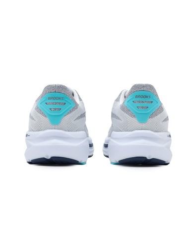 BROOKS GHOST 17 HOMBRE WHITE BLUE