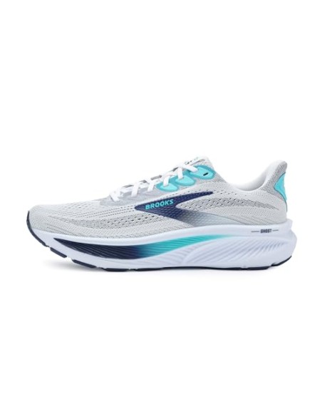 BROOKS GHOST 17 HOMBRE WHITE BLUE