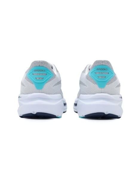 BROOKS GHOST 17 HOMBRE WHITE BLUE