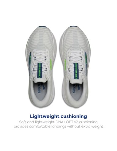 BROOKS REVEL MAX MEN WHITE/GREEN