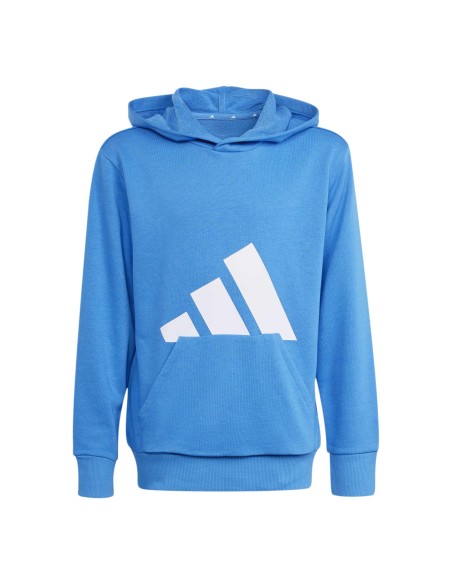 SUDADERA AZUL LOGO ADIDAS NIÑO