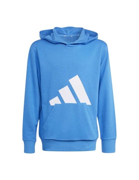 SUDADERA AZUL LOGO ADIDAS NIÑO