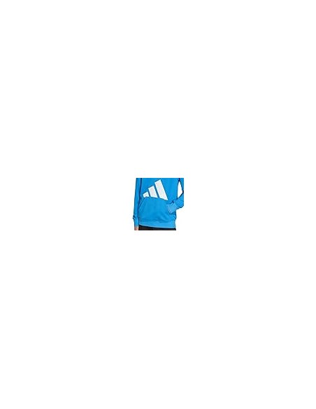SUDADERA AZUL LOGO ADIDAS NIÑO