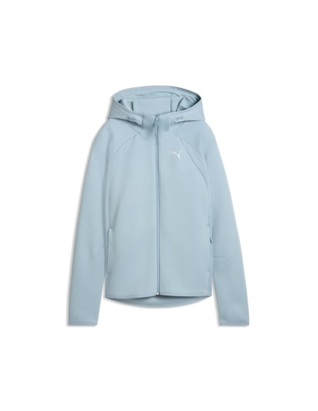 SUDADERA CREMALLERA CAPUCHA PUMA MUJER