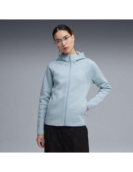 SUDADERA CREMALLERA CAPUCHA PUMA MUJER
