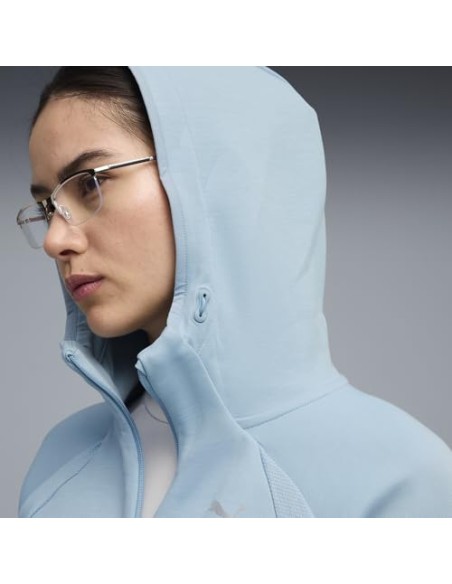 SUDADERA CREMALLERA CAPUCHA PUMA MUJER