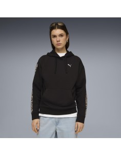 SUDADERA CAPUCHA NEGRA MUJER PUMA 2