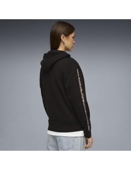 SUDADERA CAPUCHA NEGRA MUJER PUMA