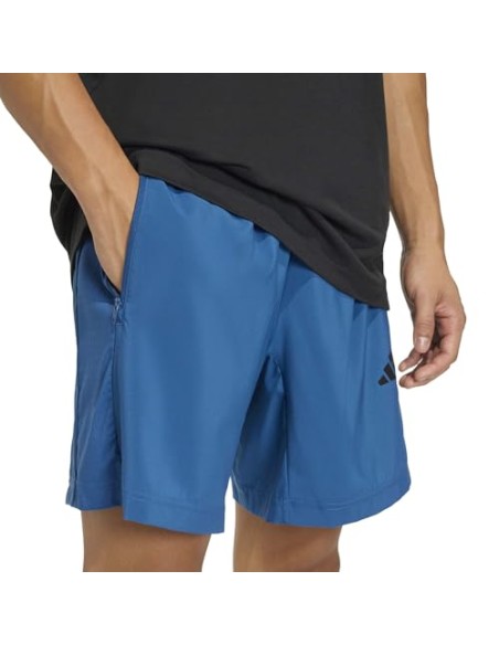 PANTALÓN CORTO TÉCNICO AZUL ADIDAS HOMBRE