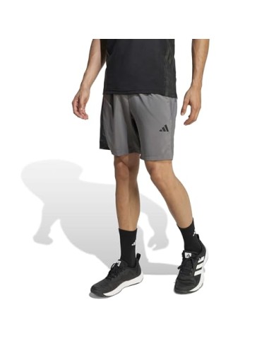 PANTALÓN TÉCNICO CORTO GRIS ADIDAS