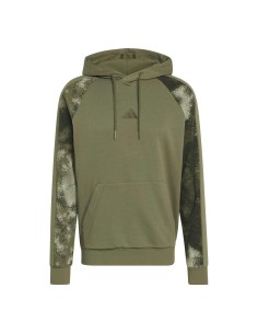 SUDADERA VERDE ESTAMPADO MILITAR ADIDAS HOMBRE