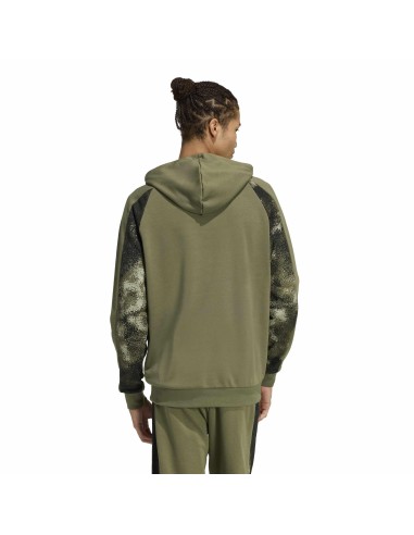 SUDADERA VERDE ESTAMPADO MILITAR ADIDAS HOMBRE