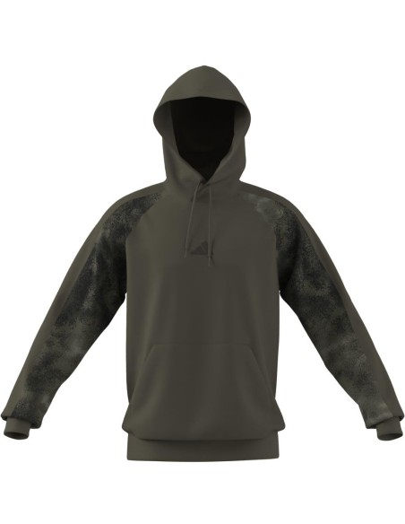 SUDADERA VERDE ESTAMPADO MILITAR ADIDAS HOMBRE