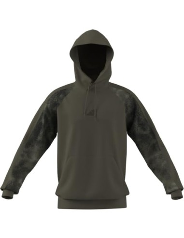 SUDADERA VERDE ESTAMPADO MILITAR ADIDAS HOMBRE