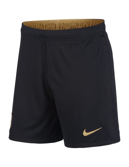 NIKE FCB PANTALÓN CORTO NEGRO FUTBOL