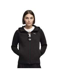 CHAQUETA CREMALLERA CHANDAL MUJER NEGRA PUMA 2