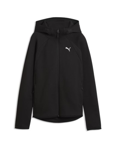 CHAQUETA CREMALLERA CHANDAL MUJER NEGRA PUMA
