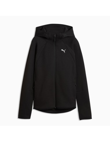 CHAQUETA CREMALLERA CHANDAL MUJER NEGRA PUMA