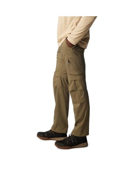 PANTALÓN LARGO DESMONTABLE VERDE HOMBRE COLUMBIA