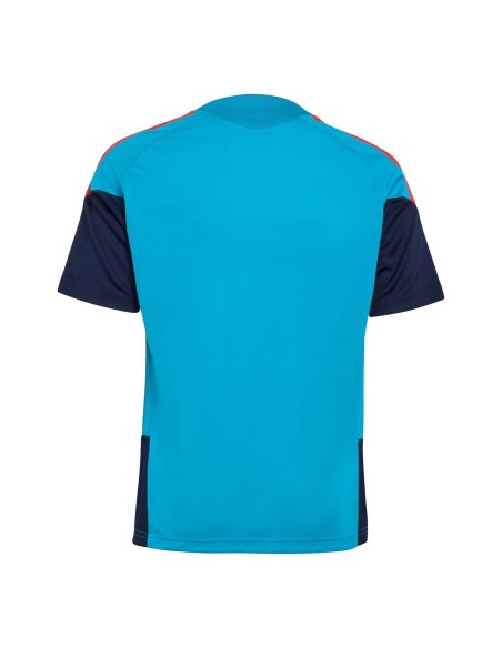 CAMISETA ENTRENAMIENTO ESPAÑA AZUL TURQUESA ADIDAS