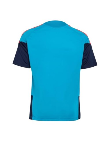 CAMISETA ENTRENAMIENTO ESPAÑA AZUL TURQUESA ADIDAS