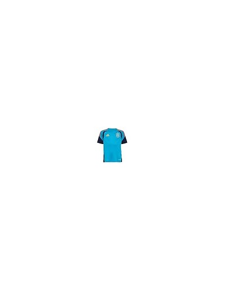 CAMISETA ENTRENAMIENTO ESPAÑA AZUL TURQUESA ADIDAS
