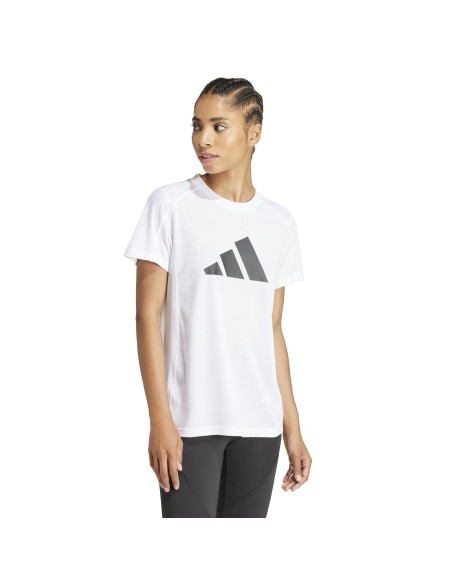 Camiseta manga corta Adidas-TR-ES LOGO T-IT0545 BLANCO-MUJER