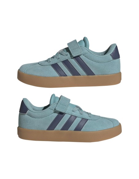 Calzado Sneaker VL COURT 3.0 EL C-IH3962-VERDE AGUA-UNISEX JUNIOR